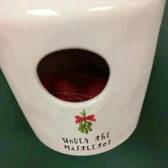 Rae Dunn under the mistletoe  Christmas birdhouse - Picture 3 of 4